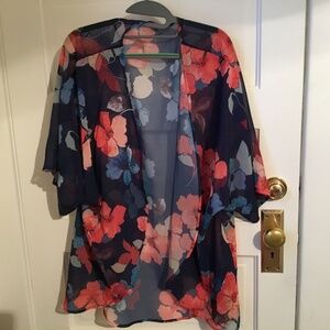 Navy Floral Komono L